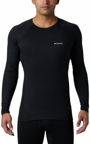 חולצה תרמית ארוכה לגברים Midweight Stretch Long Sleeve Top black/black