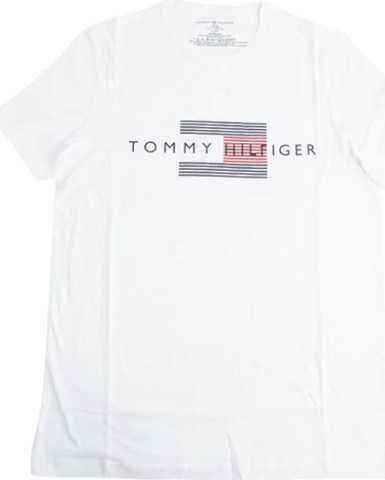 חולצות  טי מודפס TOMMY HILFIGER שרוול קצר