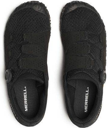 נעלי טיולים ושטח מירל גלוב 6 בואה לגברים Merrell VAPOR GLOVE 6 BOA/BLACK J068453