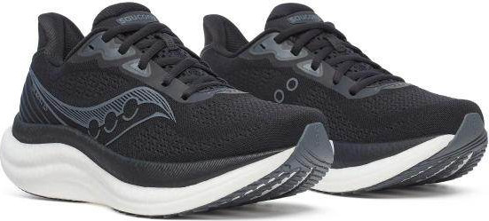 נעלי ריצה סאקוני טריומף 23 רחבות לנשים Saucony TRIUMPH 23 S11024-200 Wide BLACK/WHITE