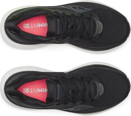 נעלי ריצה סאקוני טריומף 23 רחבות לנשים Saucony TRIUMPH 23 S11024-200 Wide BLACK/WHITE