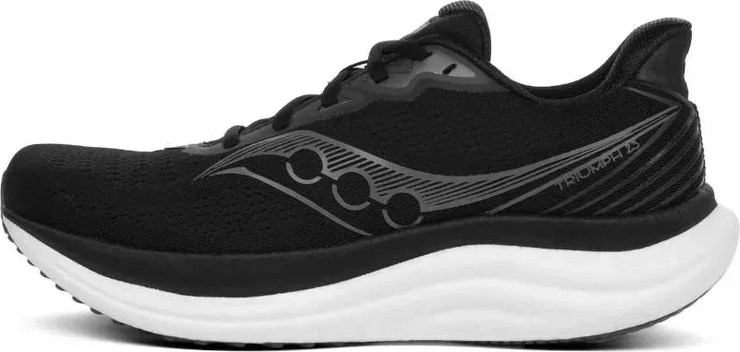 נעלי ריצה רחבות סאקוני לגברים Saucony TRIUMPH 23 BLACK/WHITE S21024-200