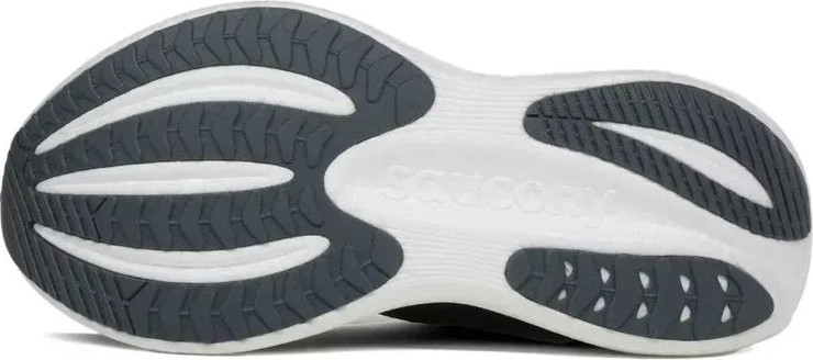 נעלי ריצה רחבות סאקוני לגברים Saucony TRIUMPH 23 BLACK/WHITE S21024-200