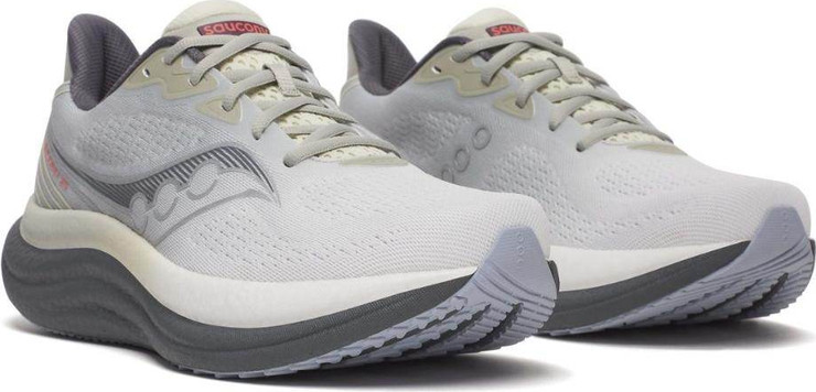 נעלי ריצה סאקוני טריומף 23 רחבות לגברים Saucony S21024-505 TRIUMPH 23 Wide (2E) GREY