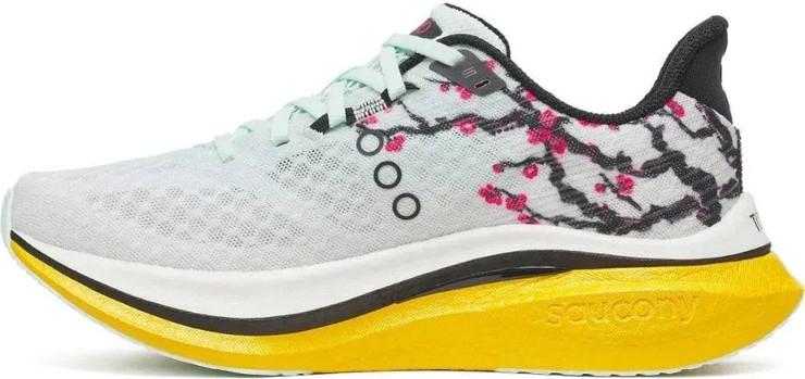 נעלי ריצה סאקוני אנדרופין ספיד 5 לנשים Saucony ENDORPHIN SPEED 5 WHITE/FLEUR S11007-401