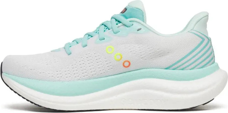 נעלי ריצה סאקוני טריומף 23 לנשים Saucony TRIUMPH 23 WHITE/AQUA S11023-130