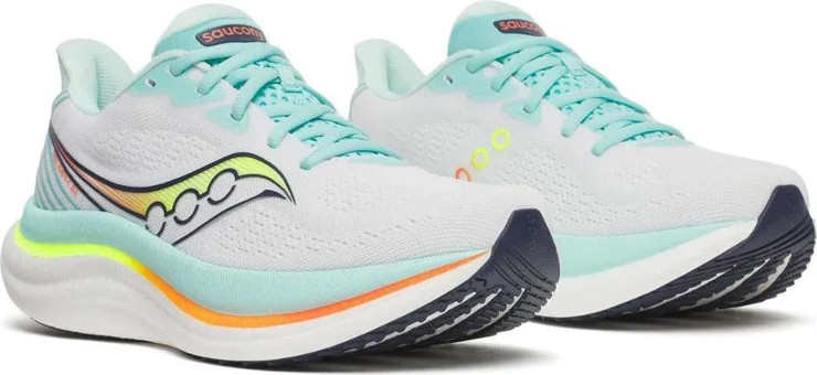 נעלי ריצה סאקוני טריומף 23 לנשים Saucony TRIUMPH 23 WHITE/AQUA S11023-130