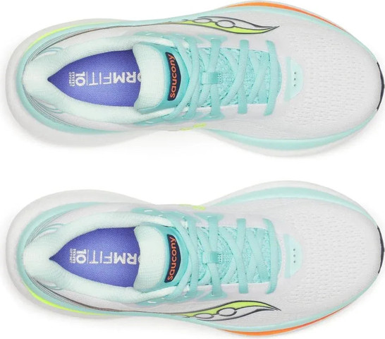 נעלי ריצה סאקוני טריומף 23 לנשים Saucony TRIUMPH 23 WHITE/AQUA S11023-130