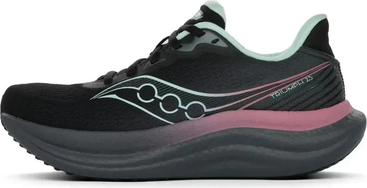 נעלי ריצה סאקוני 23 לנשים Saucony TRIUMPH 23 BLACK/CALM S11023-148