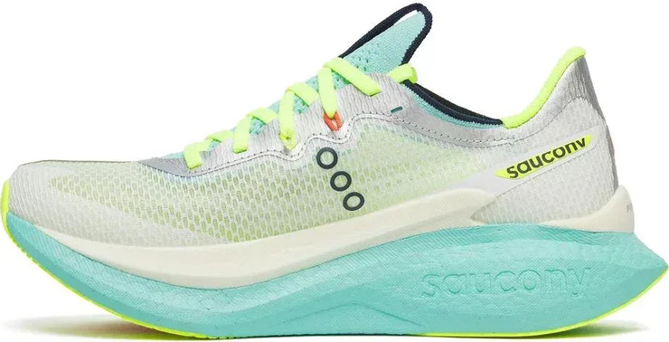 נעלי ריצה סאקוני אנדורפין פרו 5 לנשים Saucony ENDORPHIN PRO 5 WHITE/SPLASH S11064-120