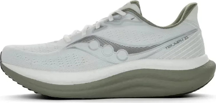נעלי ריצה סאקוני טריומף 23 לגברים Saucony TRIUMPH 23 WHITE/LAUREL S21023-130