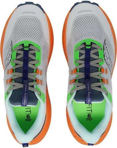 נעלי ריצת שטח סאקוני אקסודוס אולטרה 4 לגברים Saucony XODUS ULTRA 4 WHITE/TUMERIC S21032-150