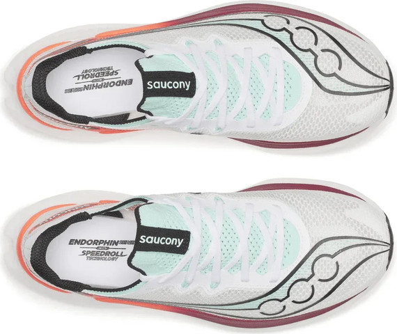 נעלי ריצה סאקוני אנדרופין פרו 5 לגברים Saucony ENDORPHIN PRO 5 WHITE/CRIMSON S21064-172