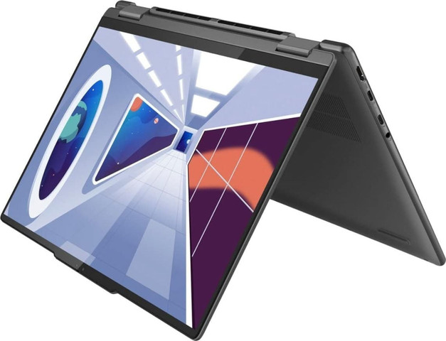 מחשב נייד Lenovo מסך מגע "14 מתהפך מעבד ™Intel® Core i7-1255U דור 12 כונן 1TB SSD זכרון 16GB LPDDR5 מאיץ גרפי Intel Iris Xe Graphics עודפי מלאי