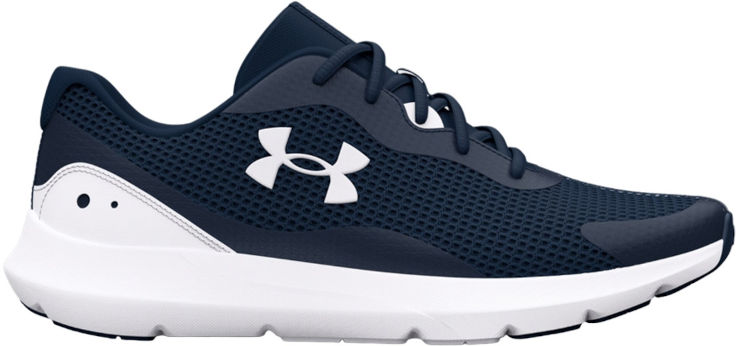 Under Armour UA Surge 3 נעלי ספורט ריצה גברים אימון אנדר ארמור צבע כחול לבן