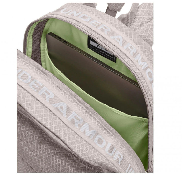 Under Armour Loudon Ripstop תיק בית ספר תיק גב ילקוט סטודנט תלמיד צבע אפור כתום חזרה ללימודים אנדר ארמור יוניסקס