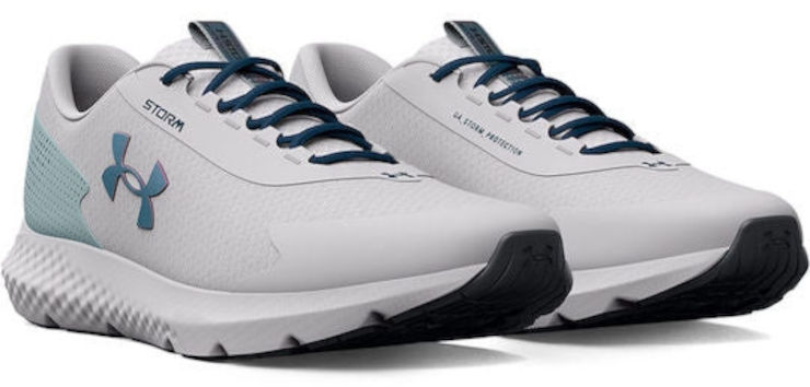 Under Armour Charged Rogue 3 Storm נעלי ספורט ריצה נשים נגד מים צבע אפור קרח אנדר ארמור