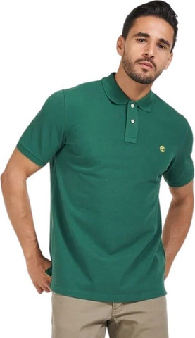 חולצת פולו Timberland לגברים דגם Mr Jacquard גזרת Slim Fit