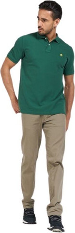 חולצת פולו Timberland לגברים דגם Mr Jacquard גזרת Slim Fit