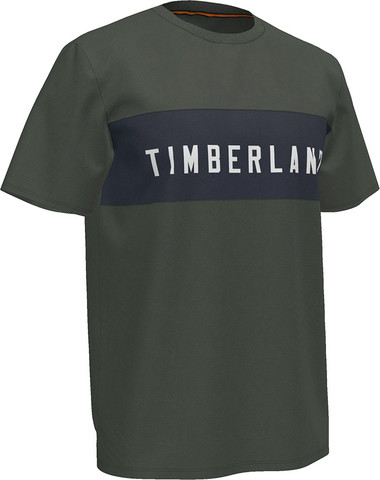 טי שירט שרוול קצר Timberland לגברים דגם SS Block Brande