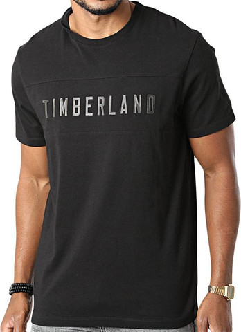 טי שירט שרוול קצר Timberland לגבר דגם SS Block Brande