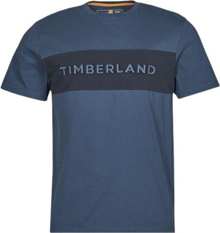 טי שירט שרוול קצר Timberland לגבר דגם SS Block Brande