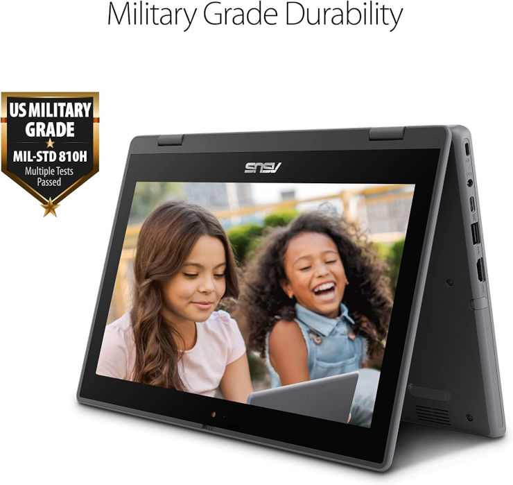 מחשב נייד 2 ב-1 "11.6 ASUS דגם BR1100 עם מערכת הפעלה Win 10 Pro כולל עט