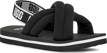 UGG  BLK EVERLEE BLACK 1124914K-black כפכפים