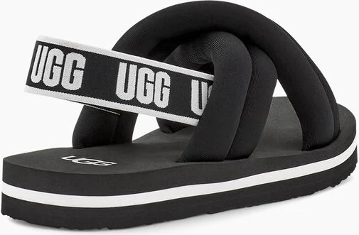 UGG  BLK EVERLEE BLACK 1124914K-black כפכפים