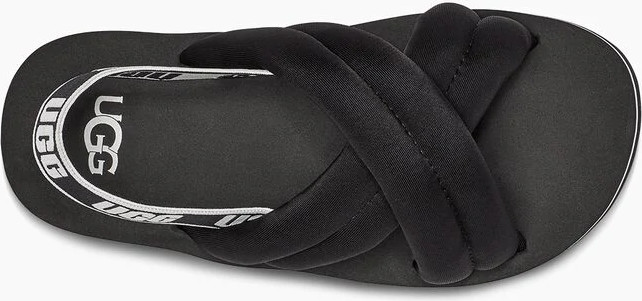 UGG  BLK EVERLEE BLACK 1124914K-black כפכפים