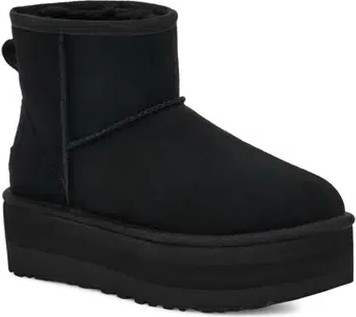 UGG   Classic Mini Platform Black 1134991-blk נעלי אופנה