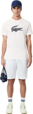 טי שירט Lacoste לגברים דגם Large Croc Print