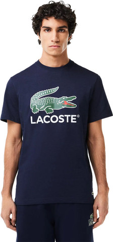 טי שירט Lacoste לגברים דגם Signature Print