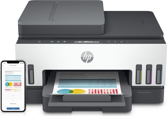 מדפסת הזרקת דיו HP Smart Tank 750 All-in-One