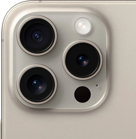 טלפון סלולרי Apple iPhone 15 Pro 512GB בצבע טיטניום טבעי
