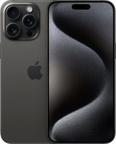טלפון סלולרי Apple iPhone 15 Pro Max 256GB בצבע שחור טיטניום