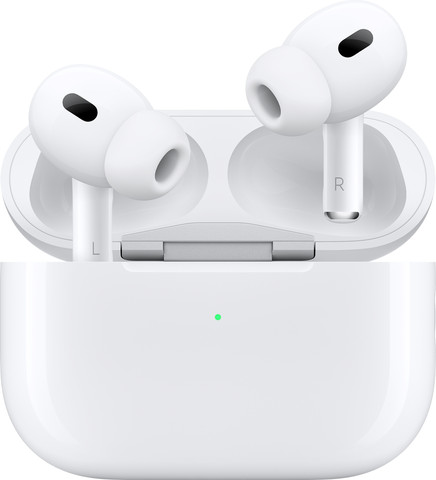 אוזניות אלחוטיות ‎Apple AirPods Pro 2 עם ביטול רעשים אקטיבי – כולל מארז טעינה בחיבור ‎USB‑C‎