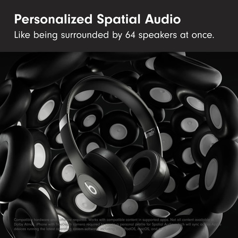 אוזניות אלחוטיות Beats Solo 4 בצבע Matte Black
