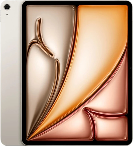 טאבלט Apple iPad Air 13 M2 (2024) 256GB Wi-Fi בצבע לבן