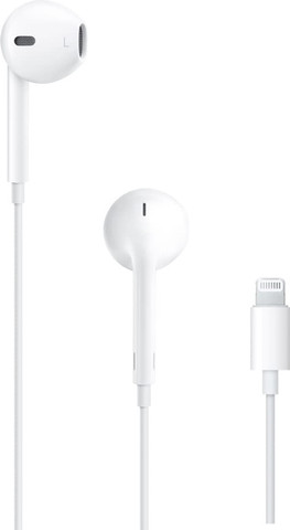 אוזניות In Ear חוטיות Apple אפל EarPods - Lightning