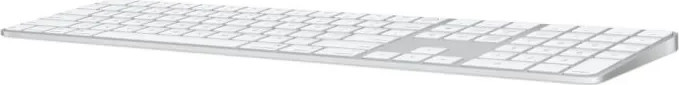 מקלדת אלחוטית Apple Magic Keyboard עם Touch ID ולוח מספרים בצבע לבן/כסוף