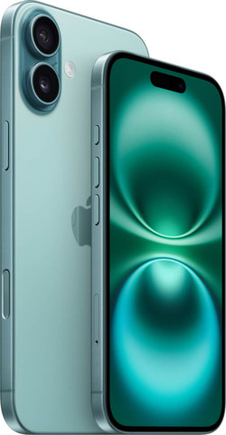 טלפון סלולרי 6.7" Apple אפל iPhone 16 Plus 256GB/8GB - Teal אייפון
