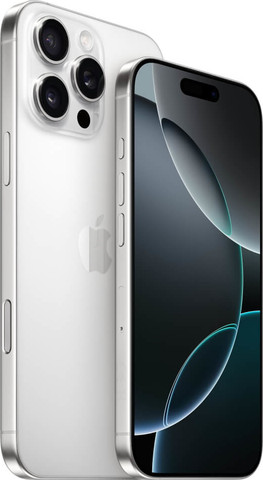 טלפון סלולרי אייפון 6.9 Apple אפל iPhone 16 Pro Max 512GB8GB  White Titanium
