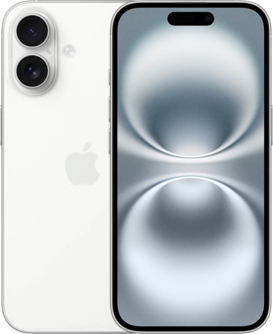 טלפון סלולרי אייפון 6.1 Apple אפל iPhone 16 128GB8GB  White