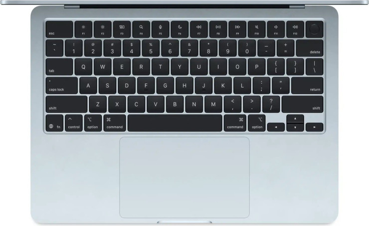 מחשב נייד 13.6" Apple אפל MacBook Air 13 M4 (2025) 16GB / 512GB - Sky Blue