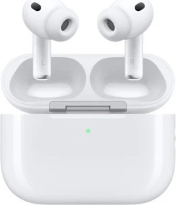 אוזניות אלחוטיות תומכות בטעינת MagSafe ‏Apple אפל AirPods Pro (3rd Generation) with MagSafe Case (USB‑C)