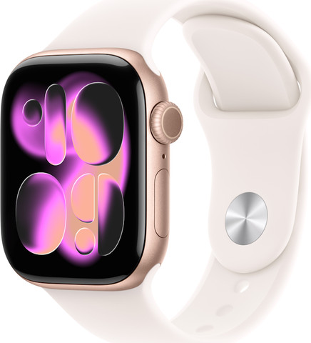 שעון אפל Apple Watch 46mm BT סד' 11 זהב אדום