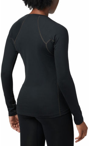 חולצה תרמית ארוכה לנשים Heavy Weight Stretch Long Sleeve Top black/black