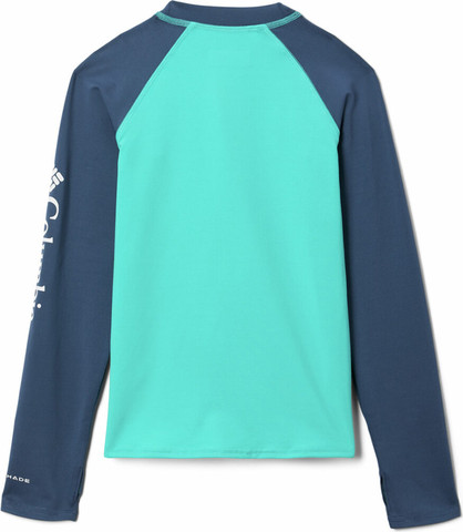חולצה ארוכה לבנים ולבנות Sandy Shores L/S Sun bright aqua