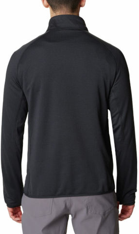 מעיל מיקרו-פליס לגברים Triple Canyon Half Zip Black